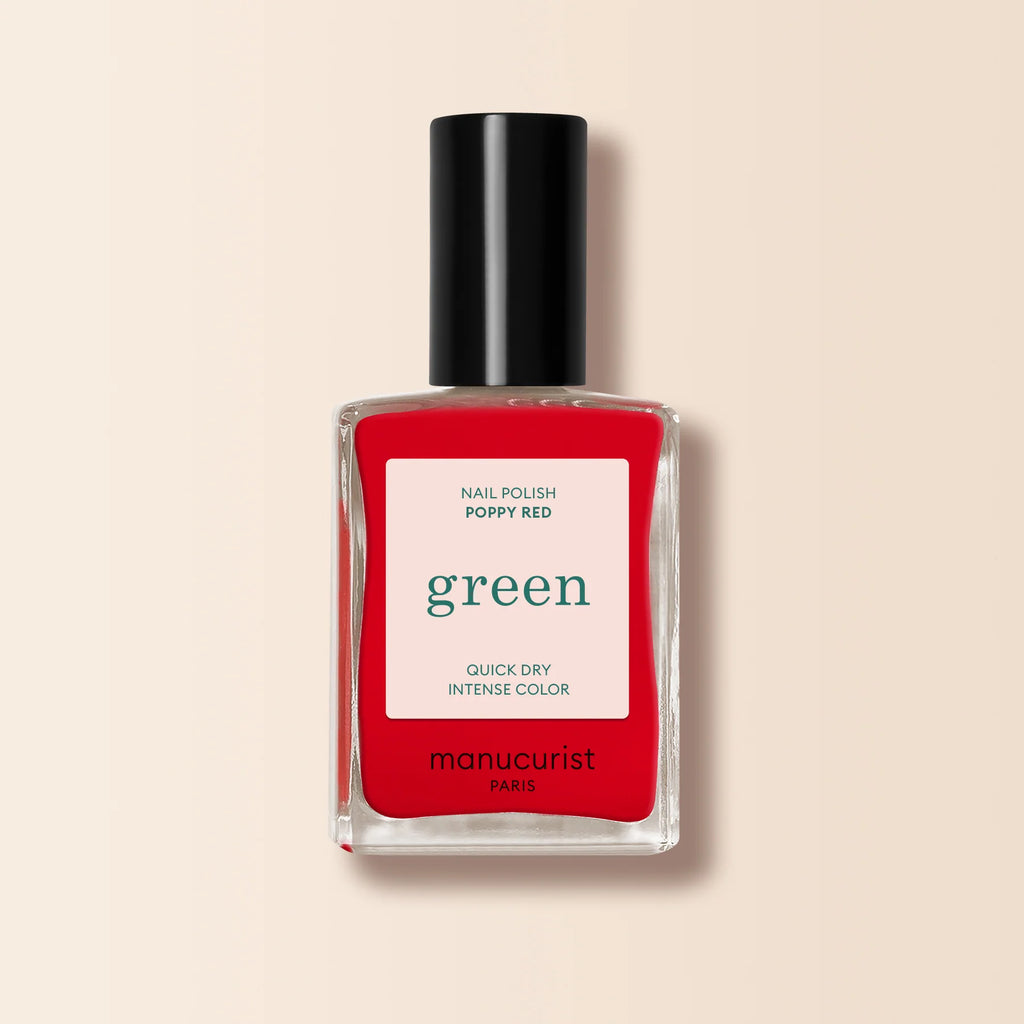 Green Poppy Red – Veganer Nagellack in leuchtendem Rot